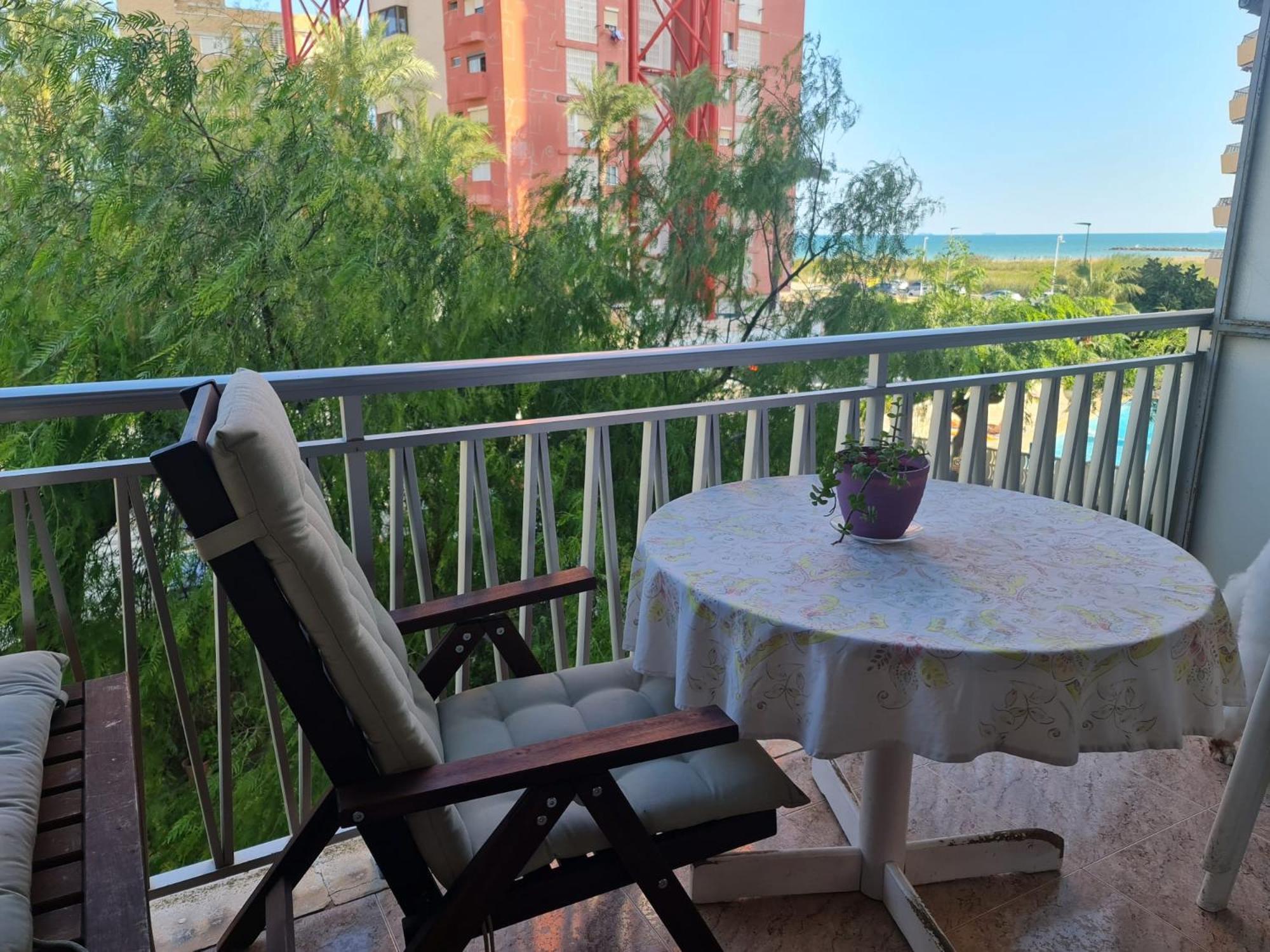 Bonito Apartamento Con Vistas Al Mar Playa Pobla de Farnals Buitenkant foto